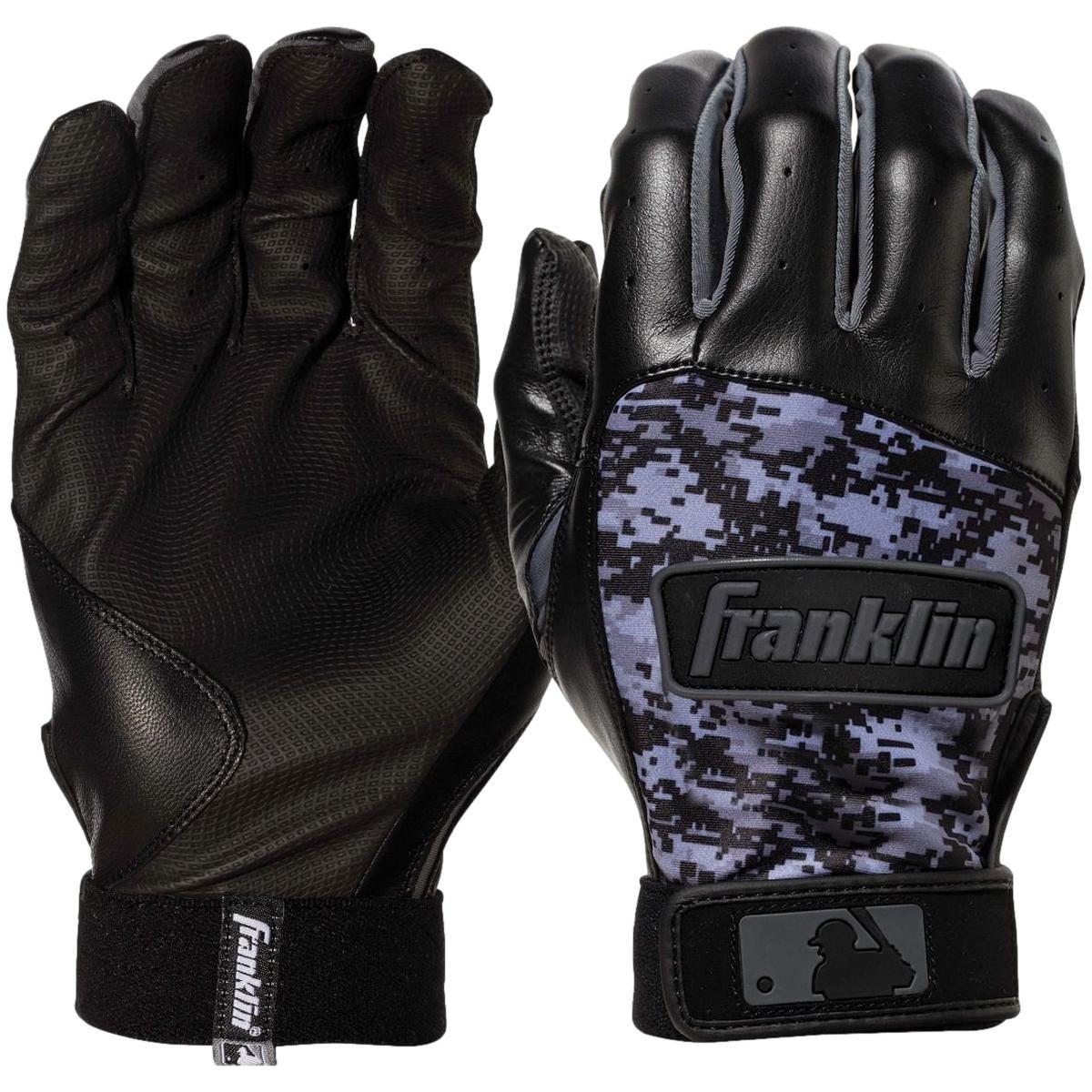 Franklin Digitek Adult Batting Gloves black/black