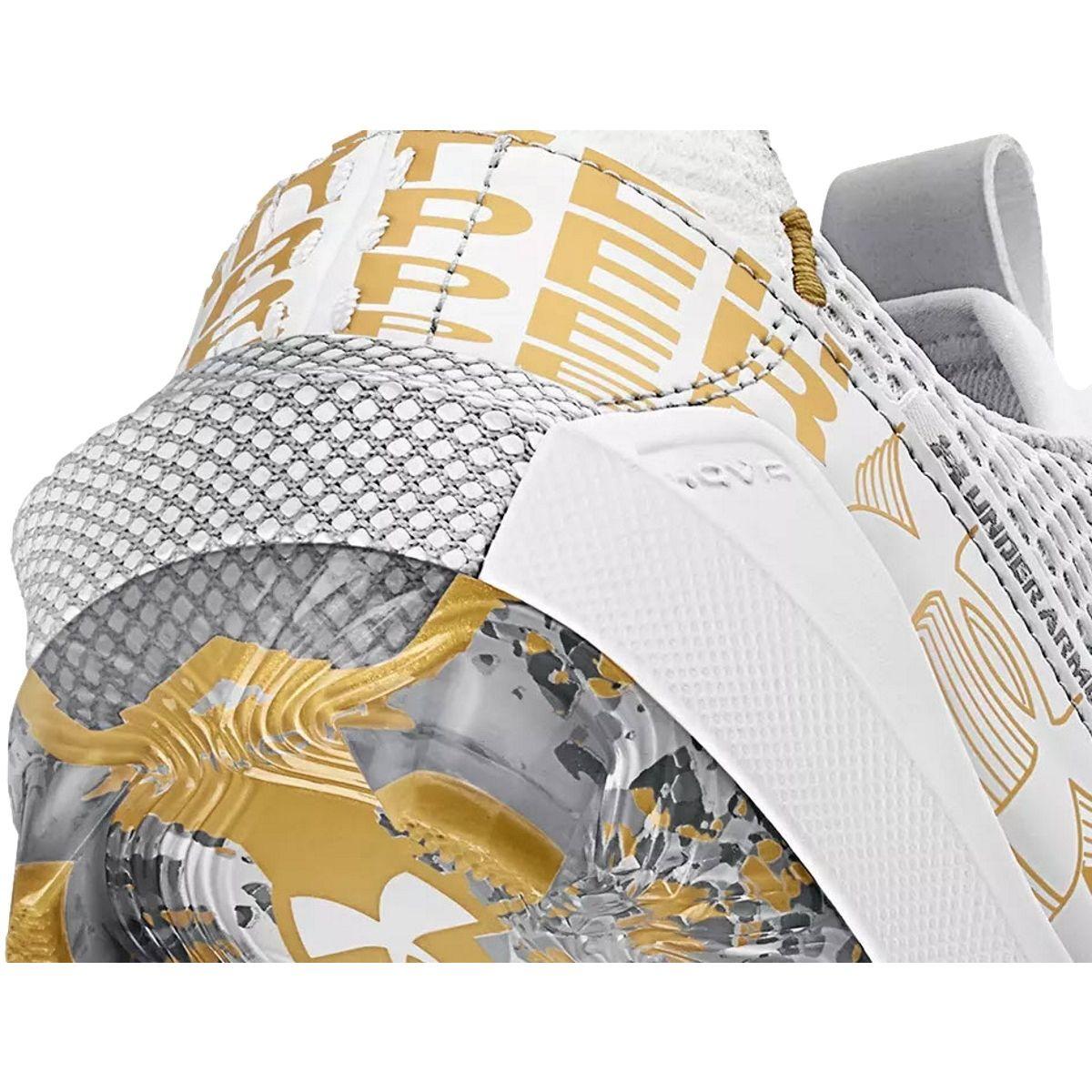 UA UNDER ARMOUR MEN’S HARPER 7 LOW MEDAL CLEATS WHITE/ GOLD NEW Under Armour Bryce Harper Cleats 7 White and Gold | Better  main image 4