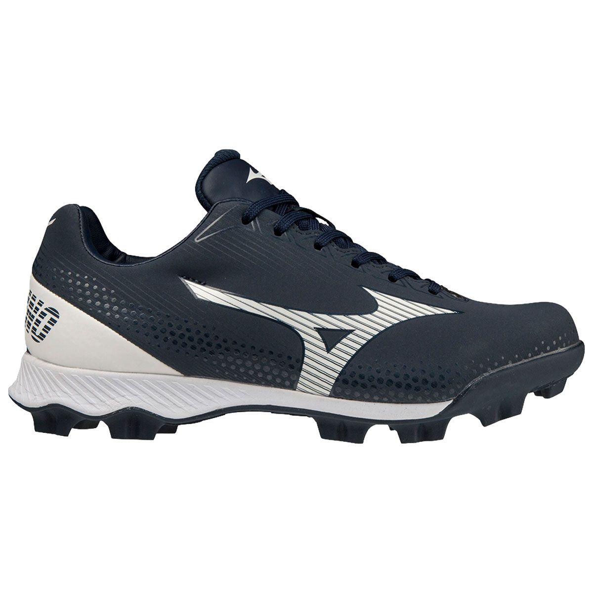 Mizuno Wave LightRevo TPU Low Navy Youth Molded Baseball Cleat