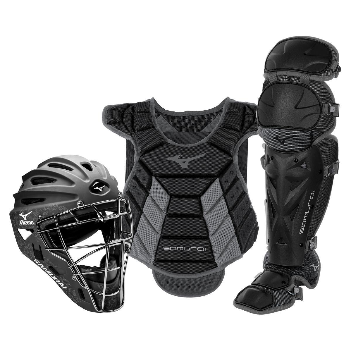 Mizuno Samurai Women's 13-14" Catcher Box Set black/grey