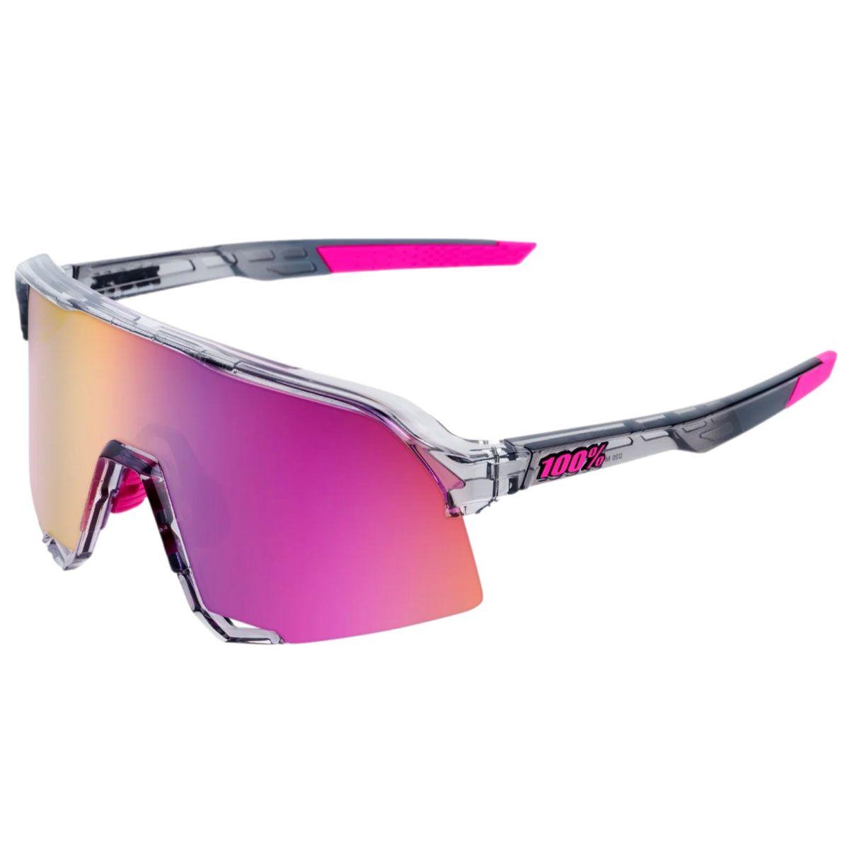 100% S3 Tokyo Night Purple Multilayer Mirror Sunglasses