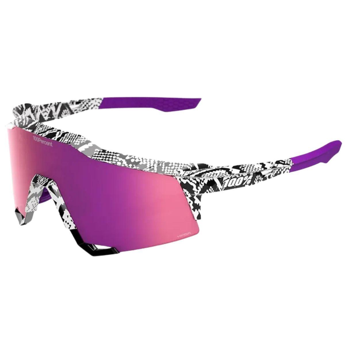 100% Limited Edition Speedcraft Elly De La Cruz Dark Purple Mirror Lens Sunglasses