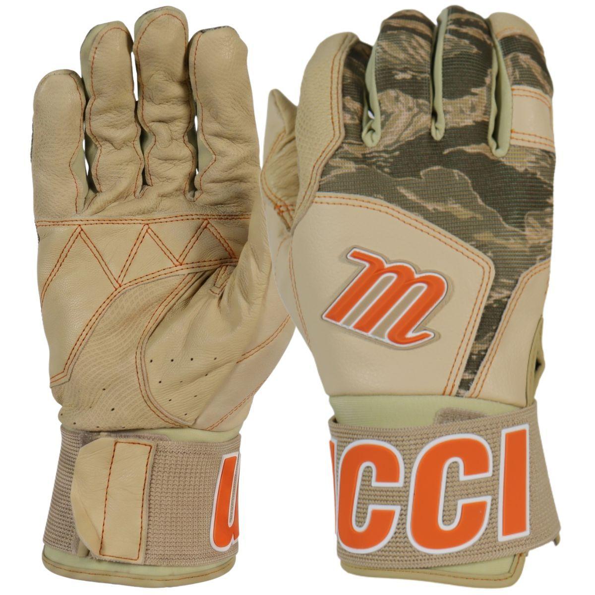 Marucci Blacksmith Wrap Adult Batting Gloves Camo