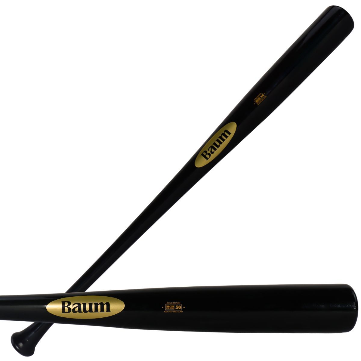 Baum Bat Flared Gold Stock Maple Composite Wood Baseball Bat
