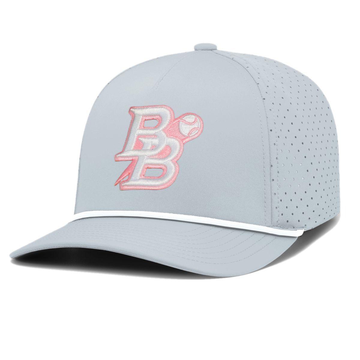 Pink B's Snapback Rope Hat