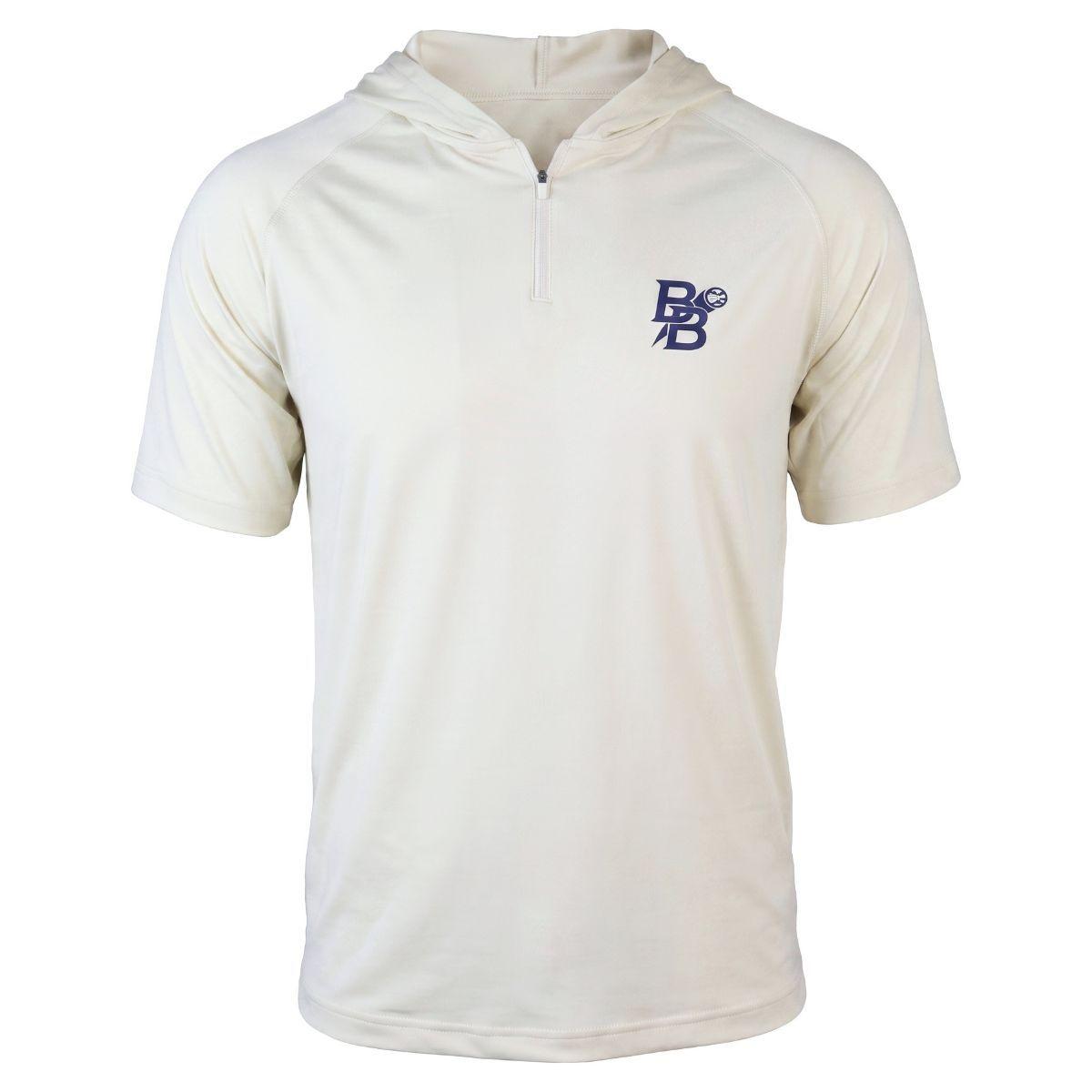 Better Baseball x Power Alley Short Sleeve Hoodie Cream