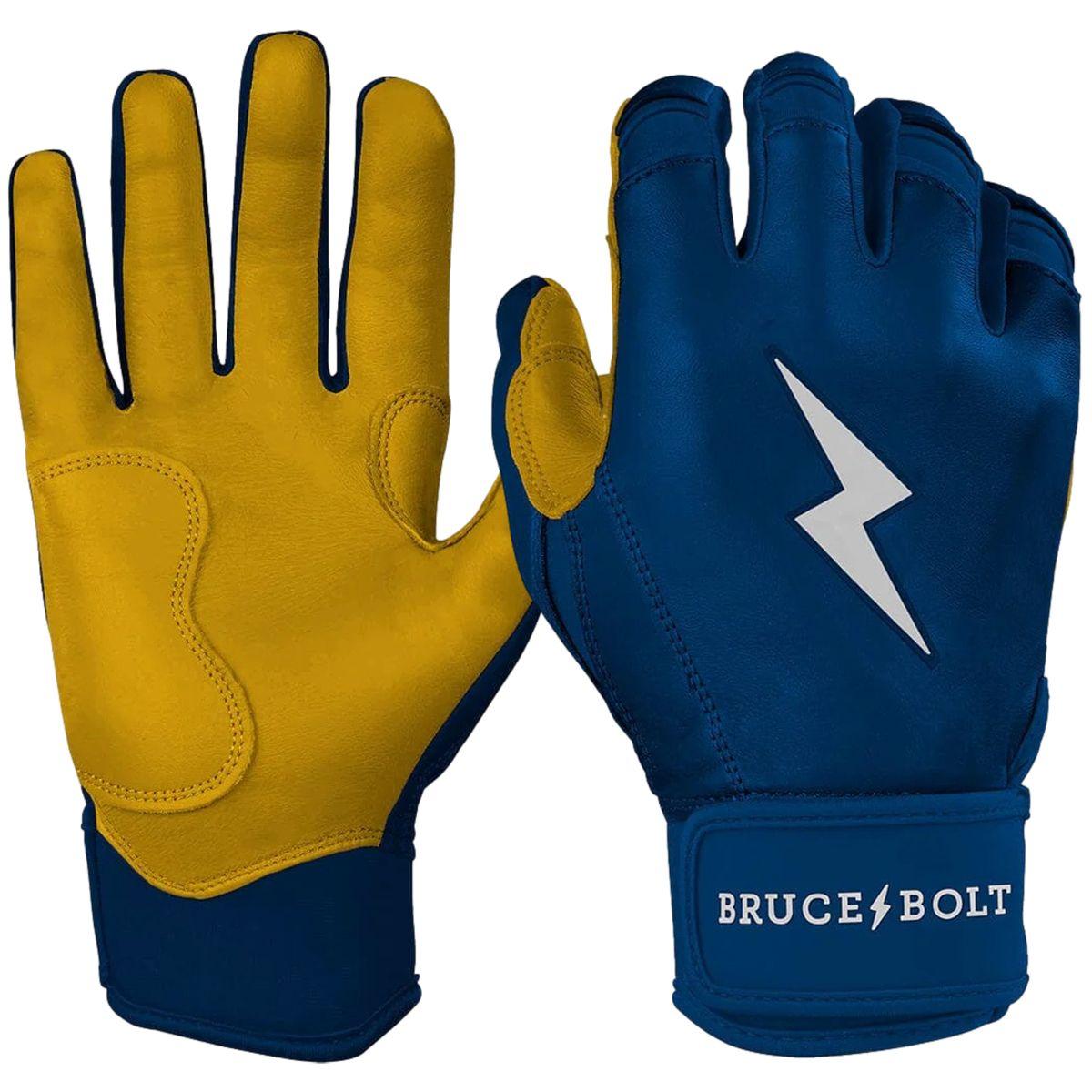 Bruce Bolt Short Cuff Premium Pro Youth Batting Gloves | Better