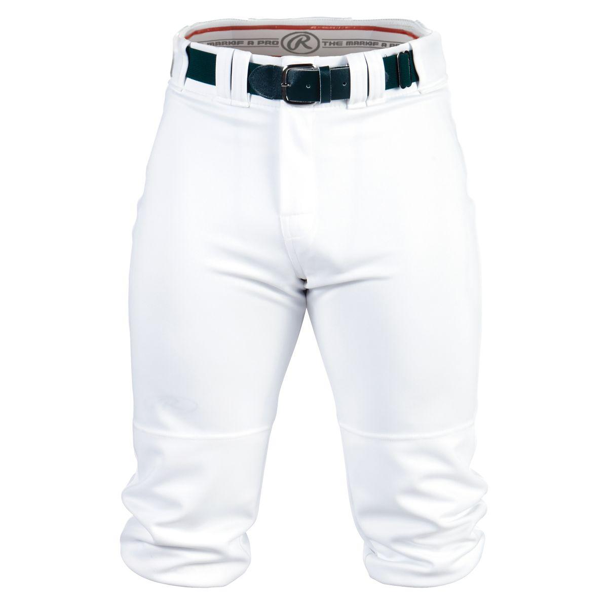 Rawlings Premium Knicker Knee-High Adult Baseball Pants white