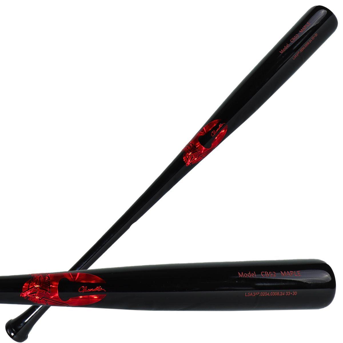 black Chandler wood bat