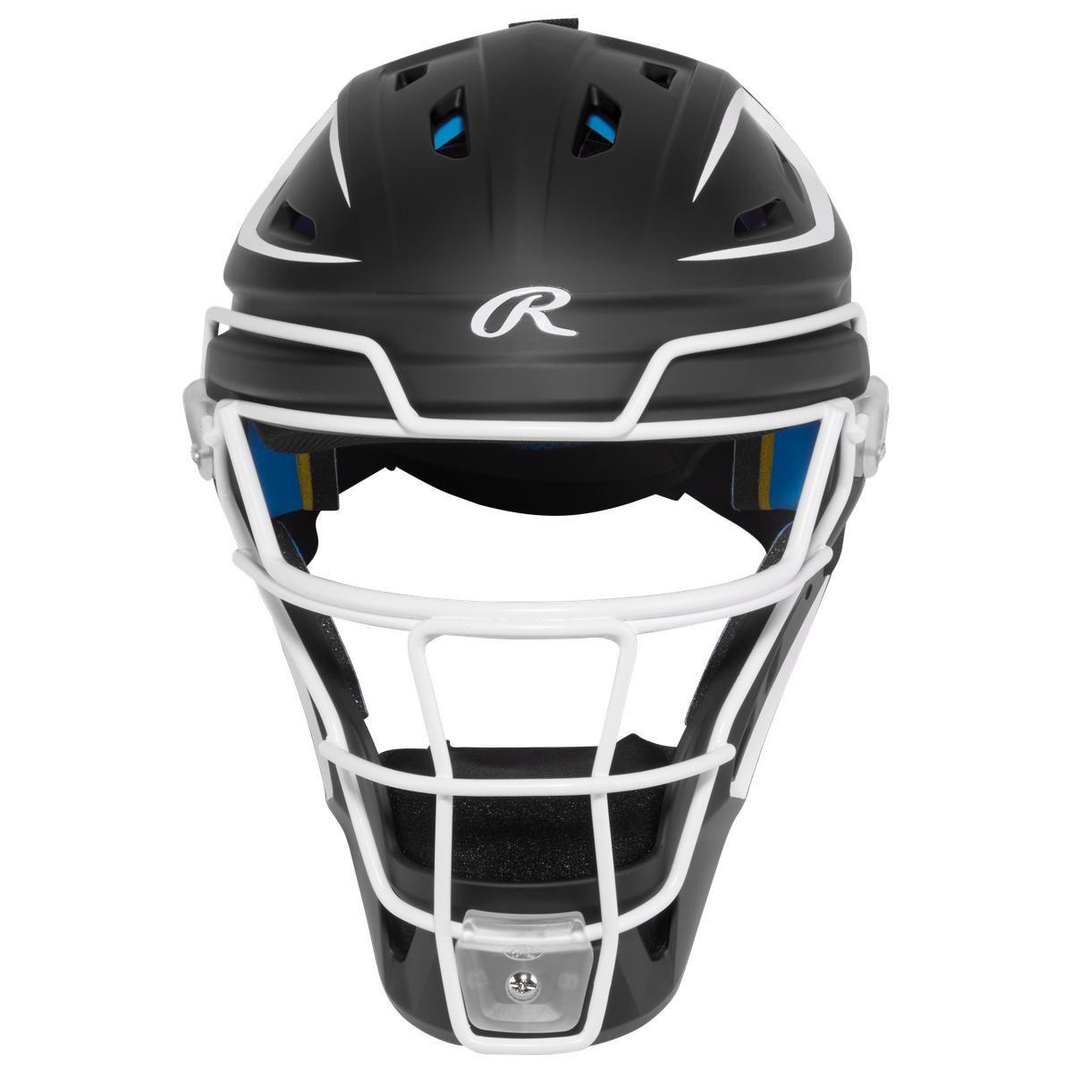 Rawlings Mach Pro Series Catcher's Helmet black/white