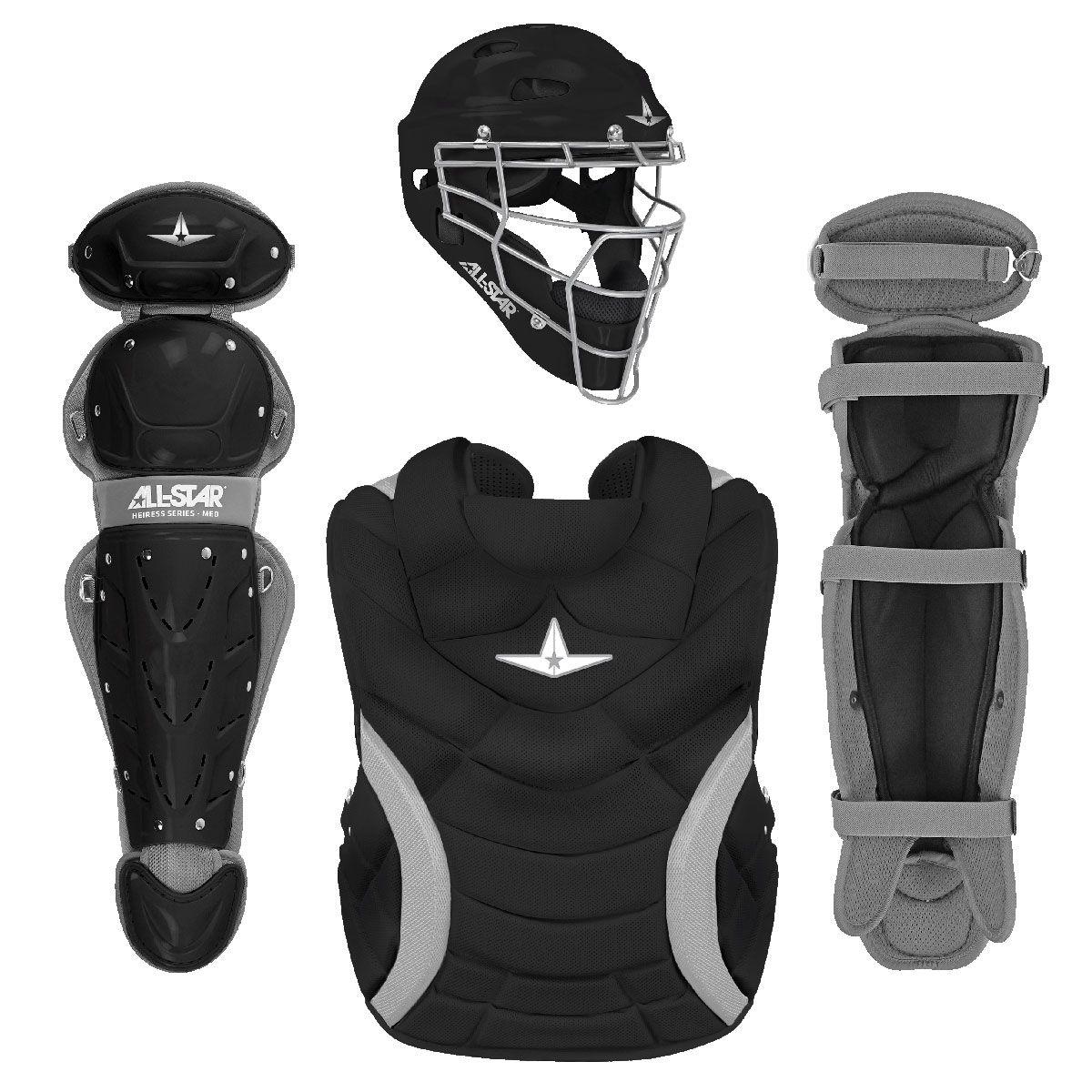 All-Star Heiress Fastpitch Small Catching Kit black