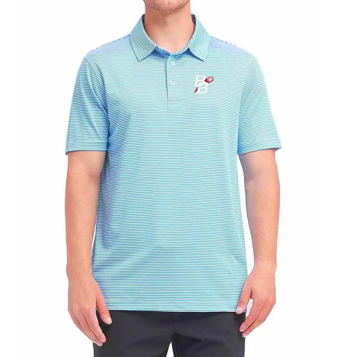 Emu Stripe Adult Polo on model