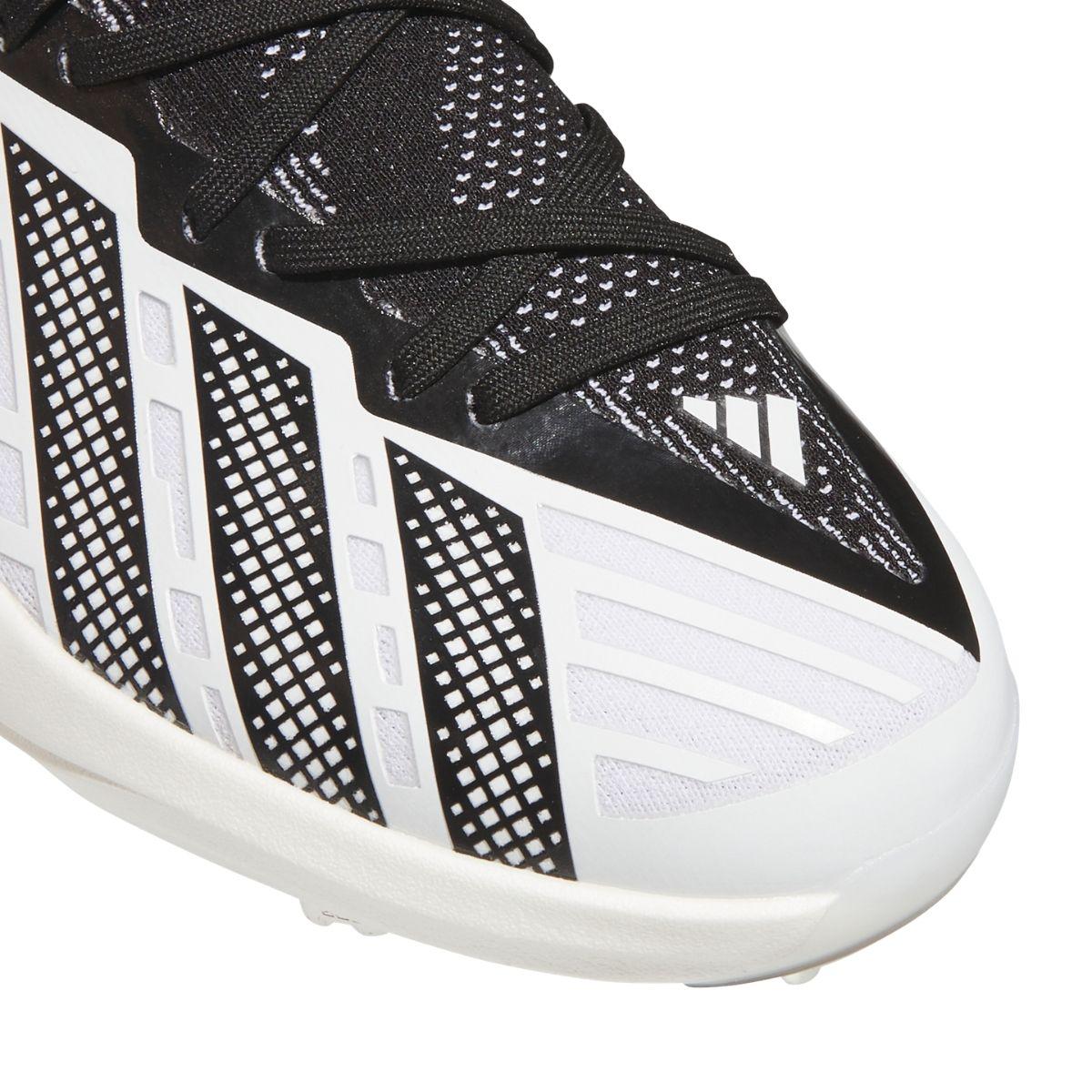 Adidas Adizero Electric+ 3.0 White/Black Baseball Cleats | Better