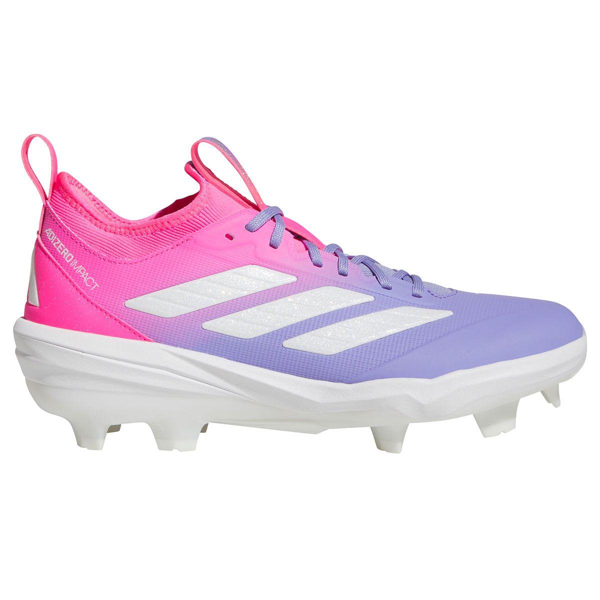 adidas Adizero Impact Candy Pink/Purple TPU Baseball Cleats