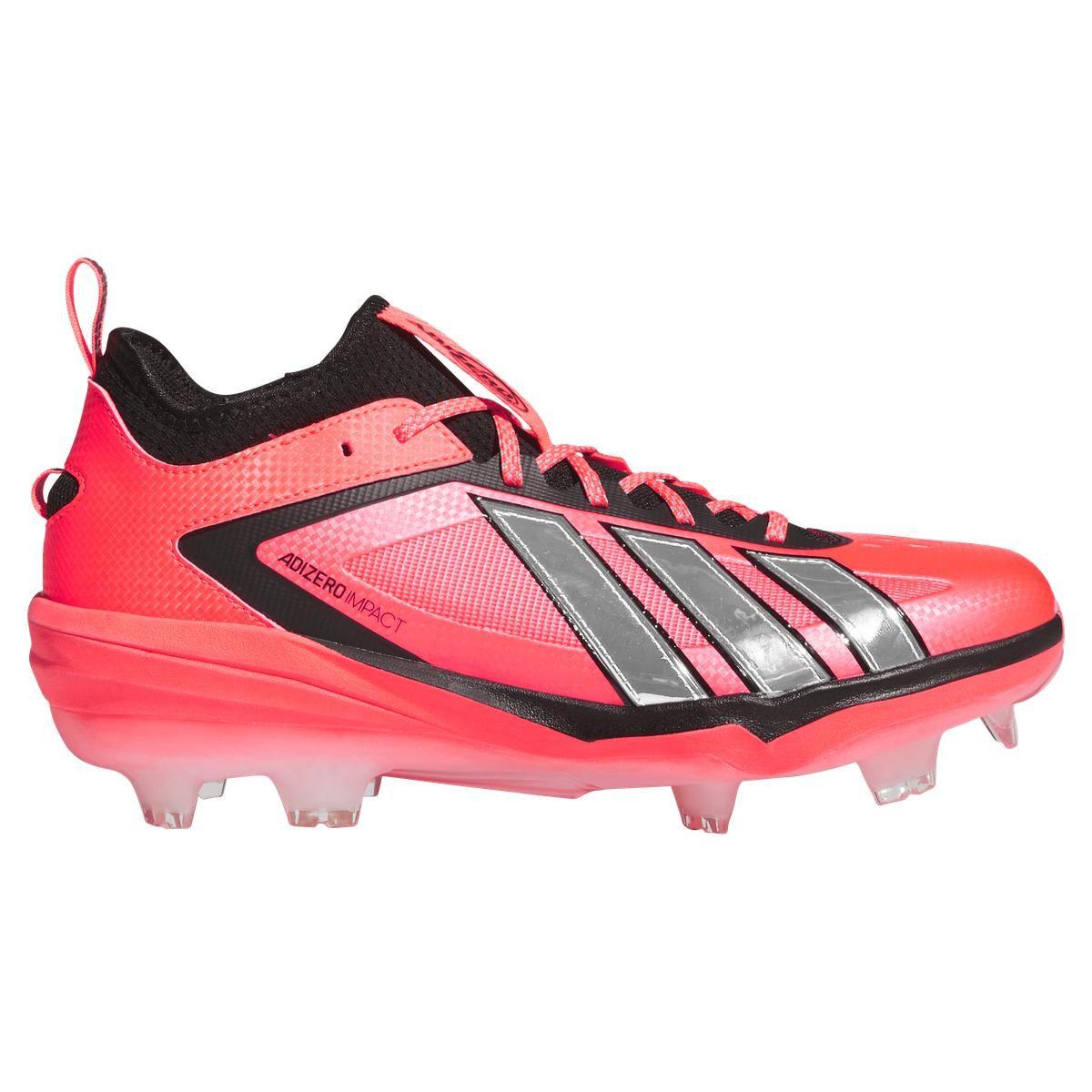 Adidas Adizero Impact 3.0 Red/Silver TPU Baseball Cleats