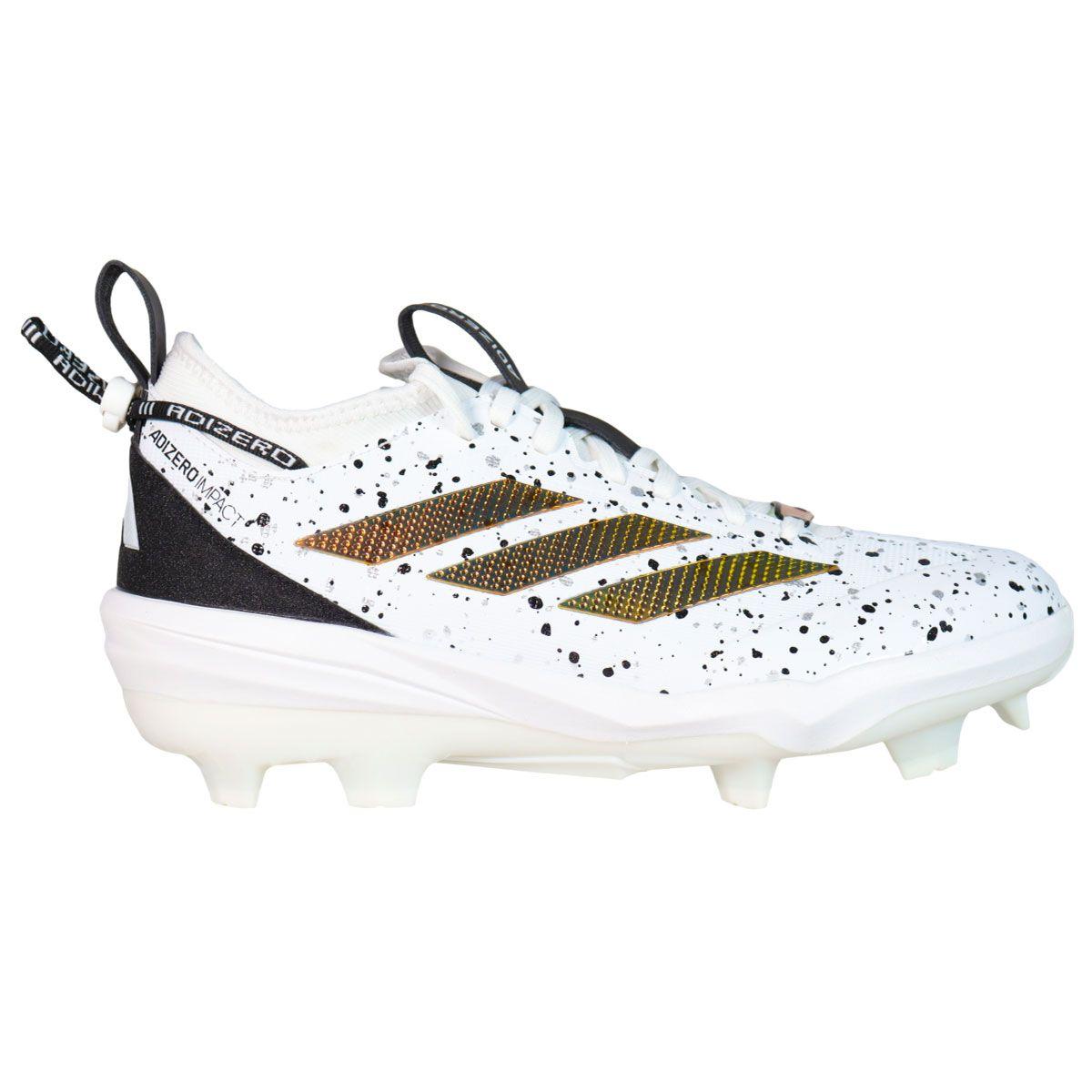 adidas Adizero Impact 2.0 Shades White/Iridescent TPU Baseball Cleats