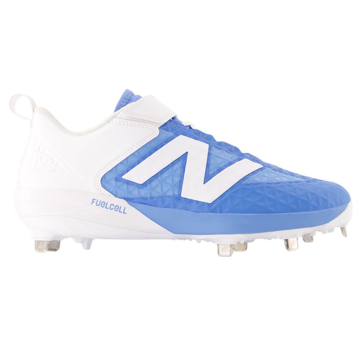 New Balance FuelCell 4040v8 Columbia/White Metal Baseball Cleats