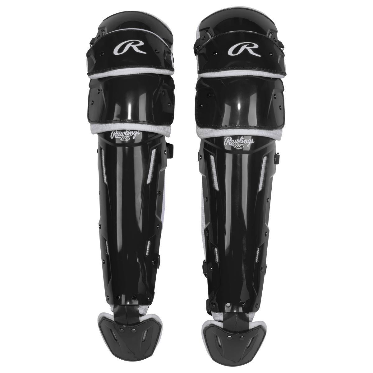 Rawlings Mach Pro Series Medium Leg Guards black/white