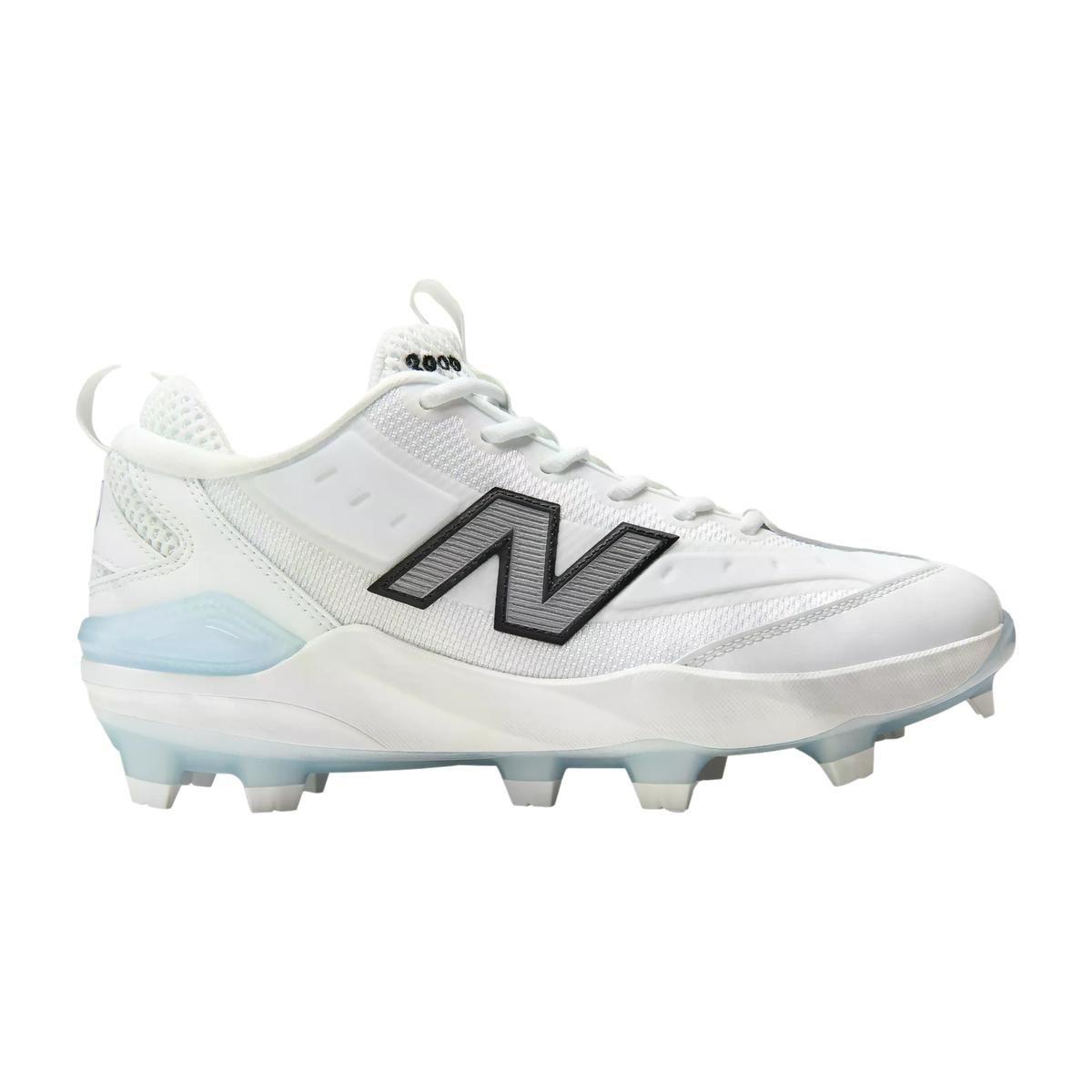 New Balance 3000v8 White Molded Baseball Cleats