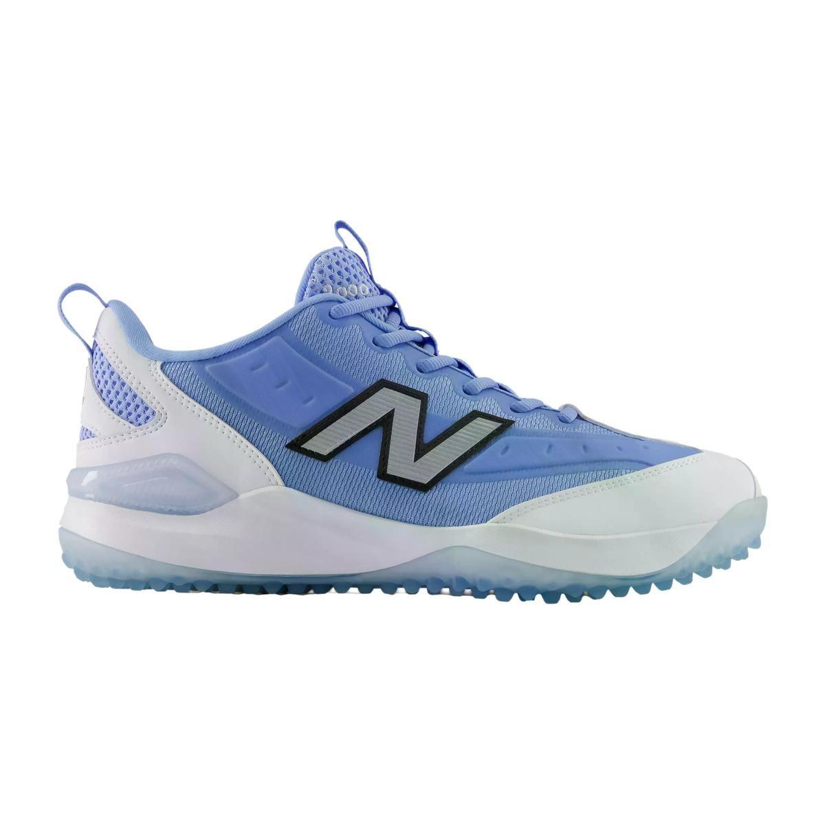 New Balance 3000v8 Carolina Blue/White Turf Baseball Shoes