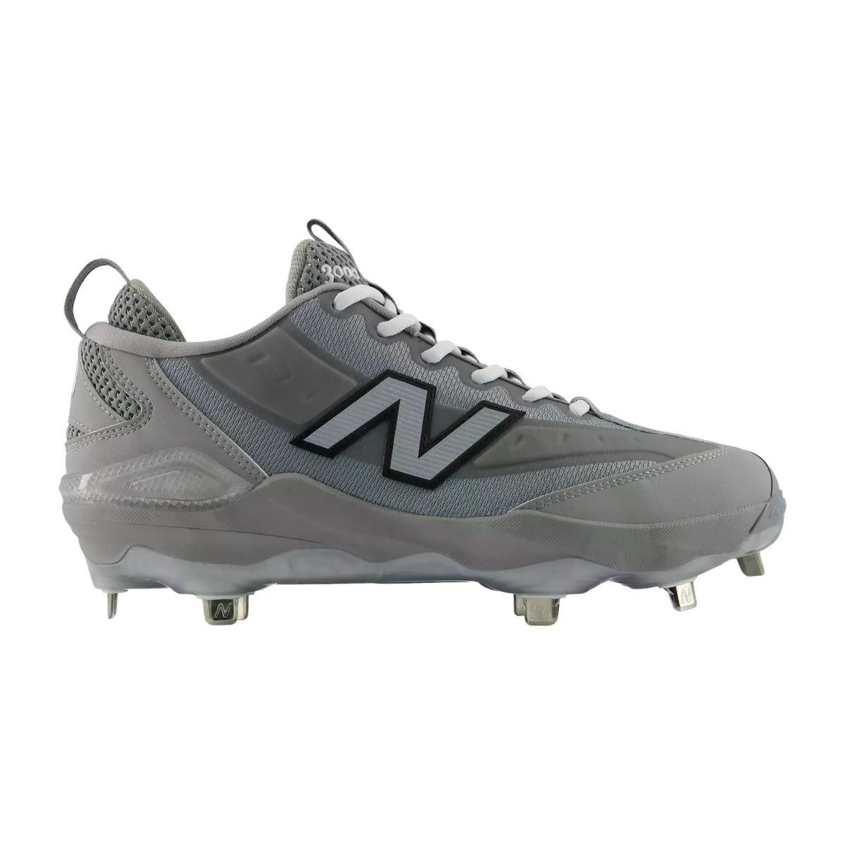 New Balance 3000v8 Team Away Grey Metal Baseball Cleats