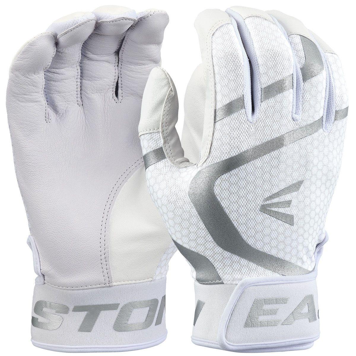 Easton MAV GT White Youth Batting Gloves