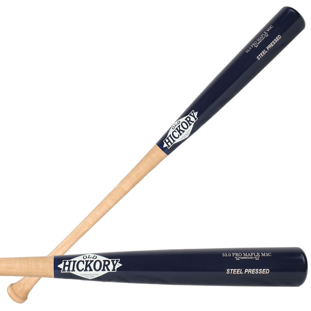 Old Hickory M3C Max Clark Steel Pressed Maple Wood Baseball Bat