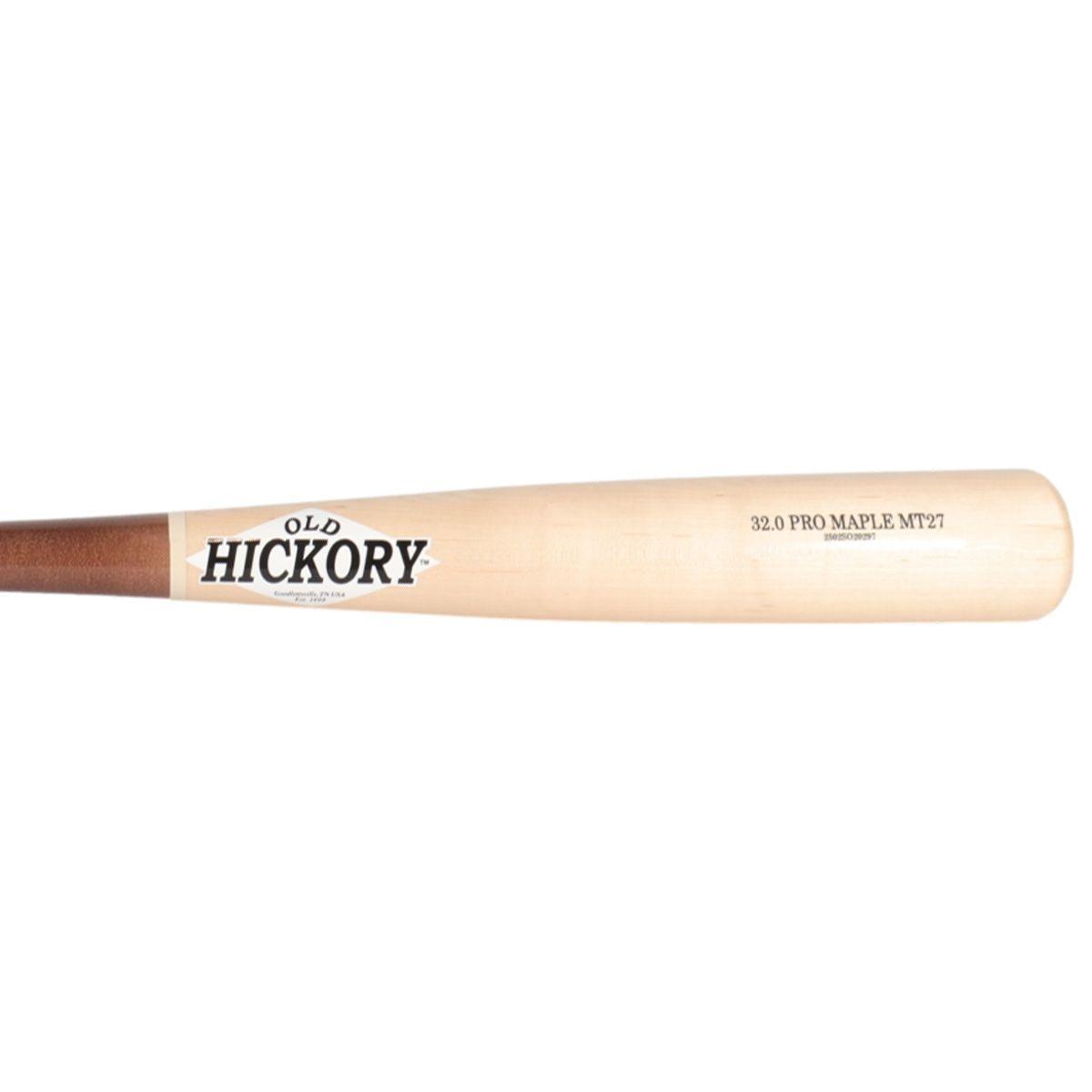 Old Hickory MT27 Mike Trout Natural/Chocolate Maple Wood Baseball