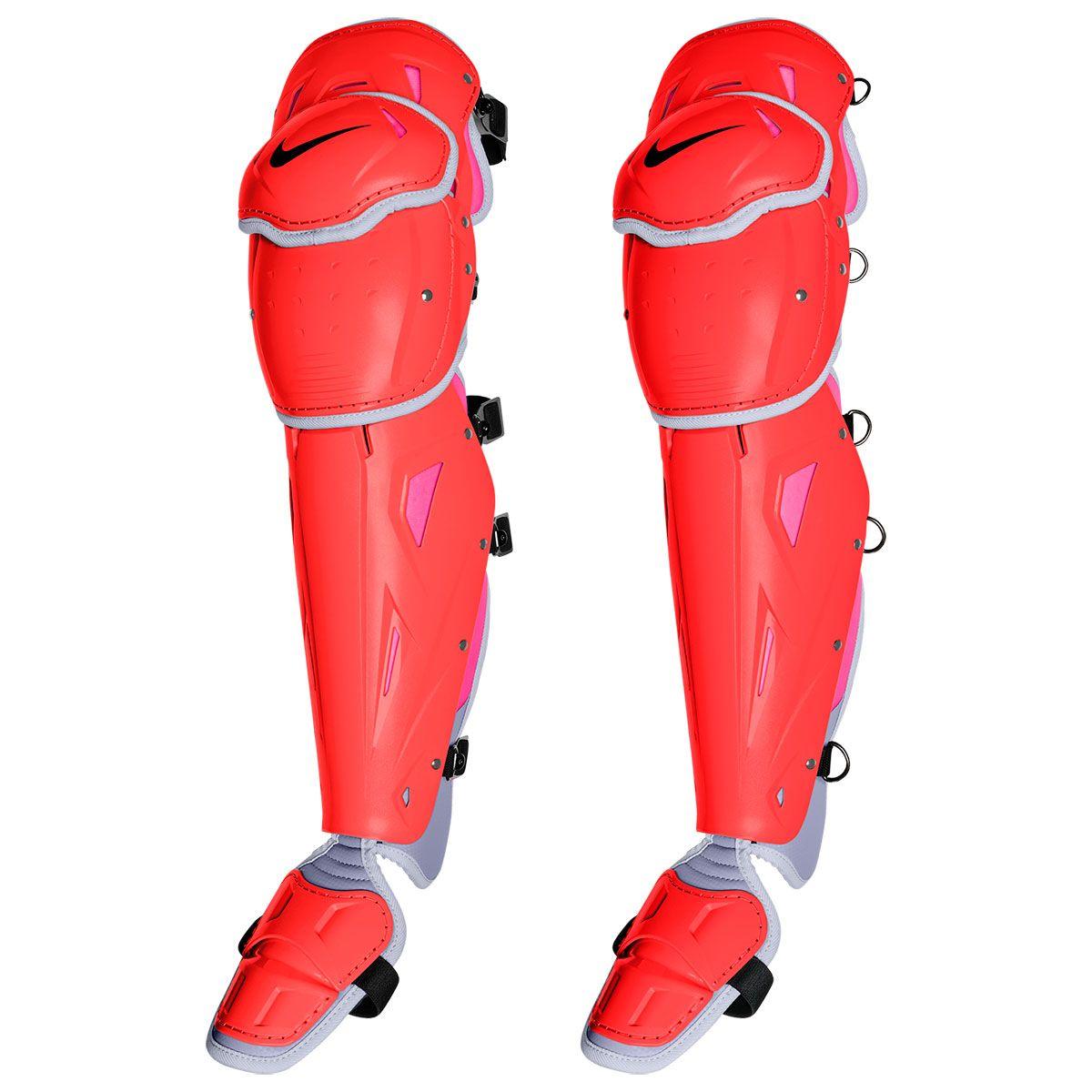 Nike Diamond Elite Leg Guards red