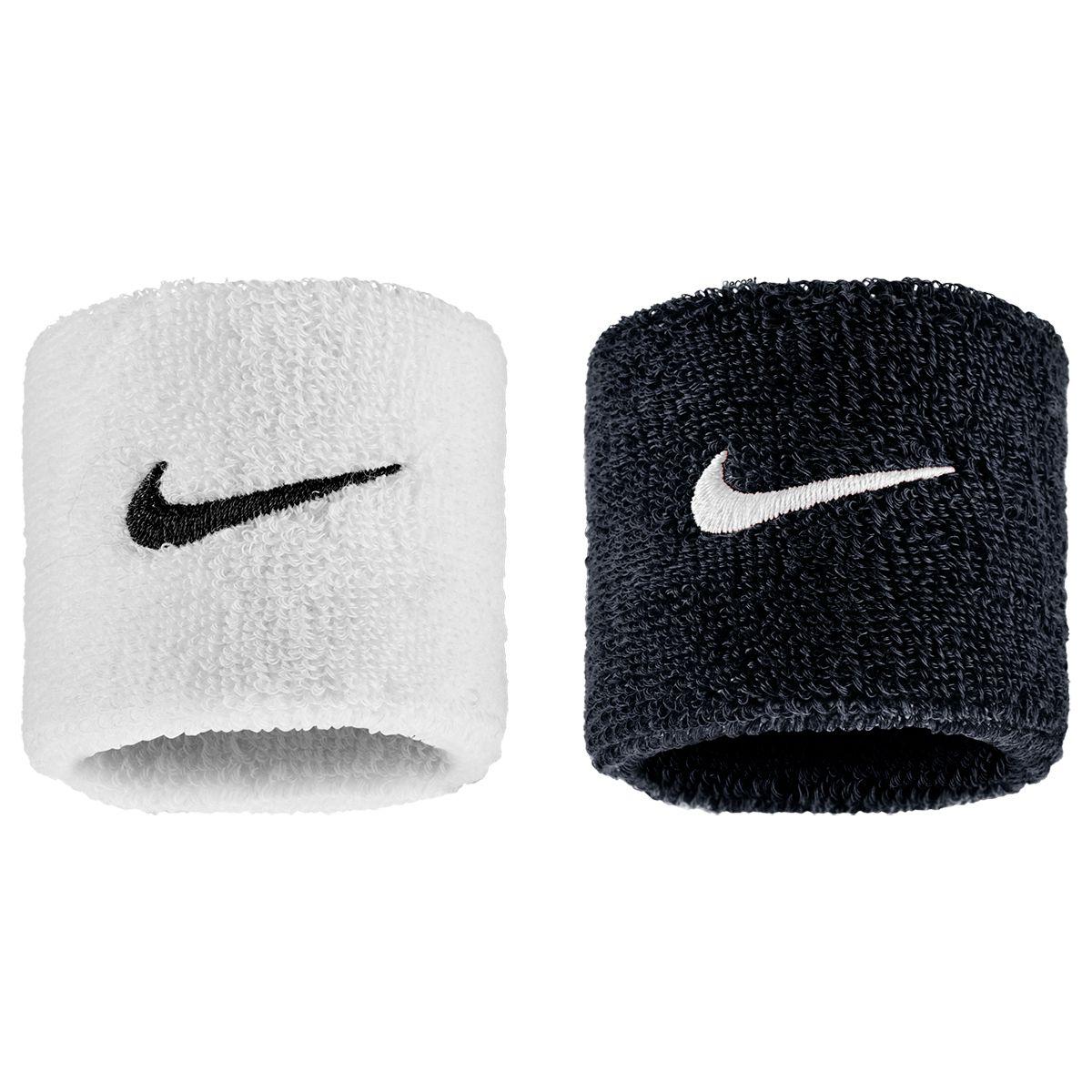 Nike Swoosh Classic Wristbands 2-Pack black white black