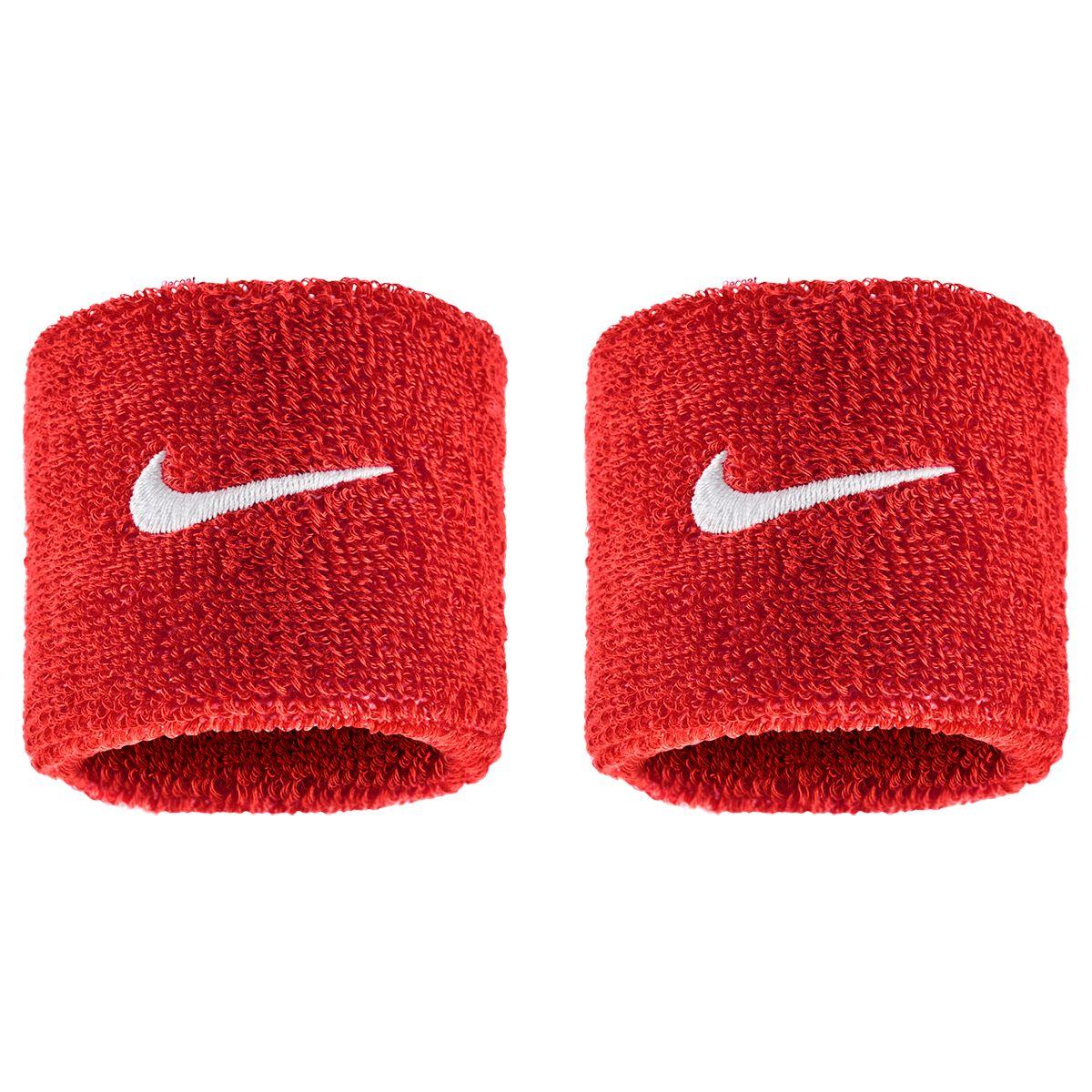 Nike Swoosh Classic Wristbands 2-Pack red white