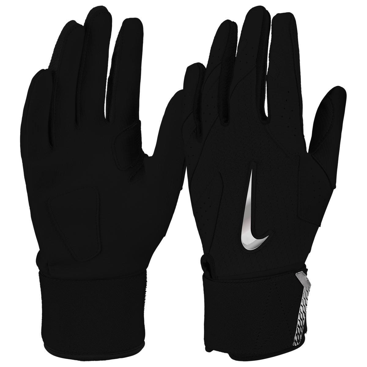 Nike Hyperdiamond 4.0 Softball Long Cuff Batting Gloves black