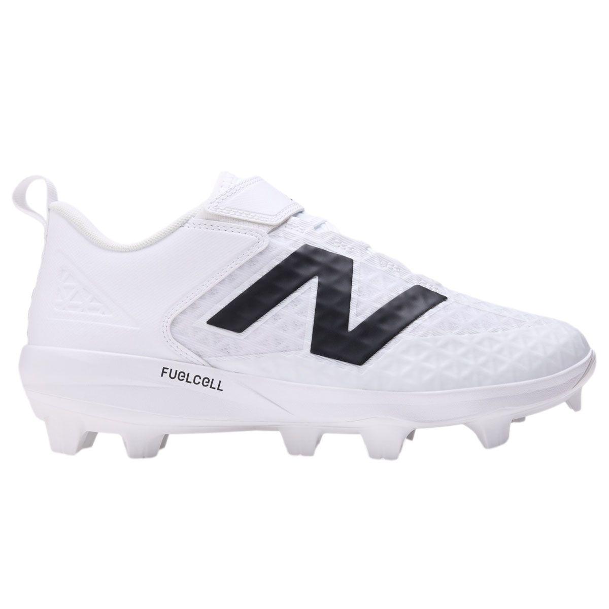 New Balance FuelCell 4040v8 White Molded Cleats