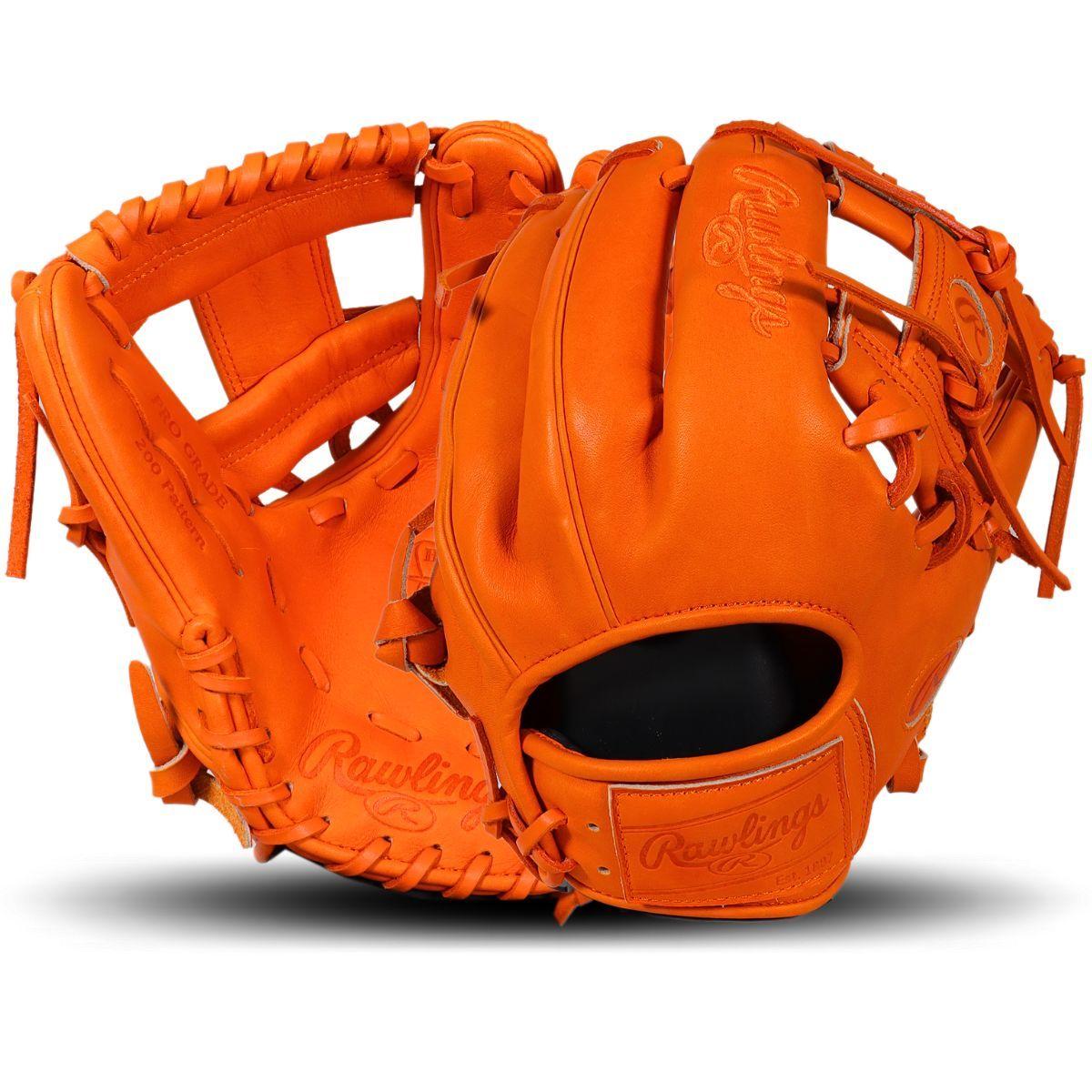 Rawlings Heart of the Hide PRO204 Orange Monochrome 11.5" Infield Glove