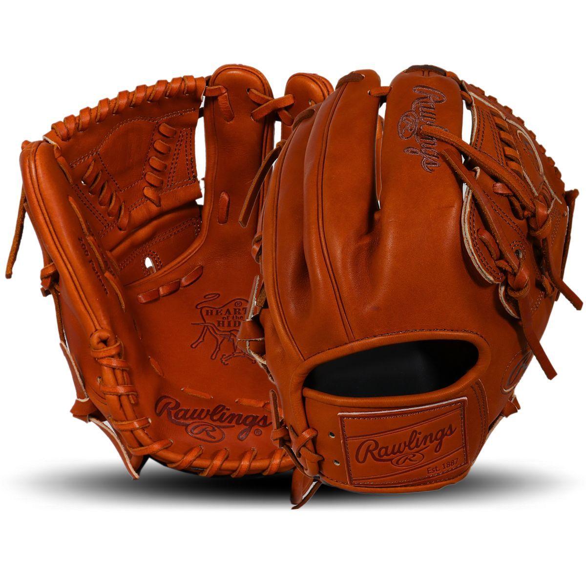 Rawlings Heart of the Hide Golden Brown Monochrome 11.75" Pitcher's Glove