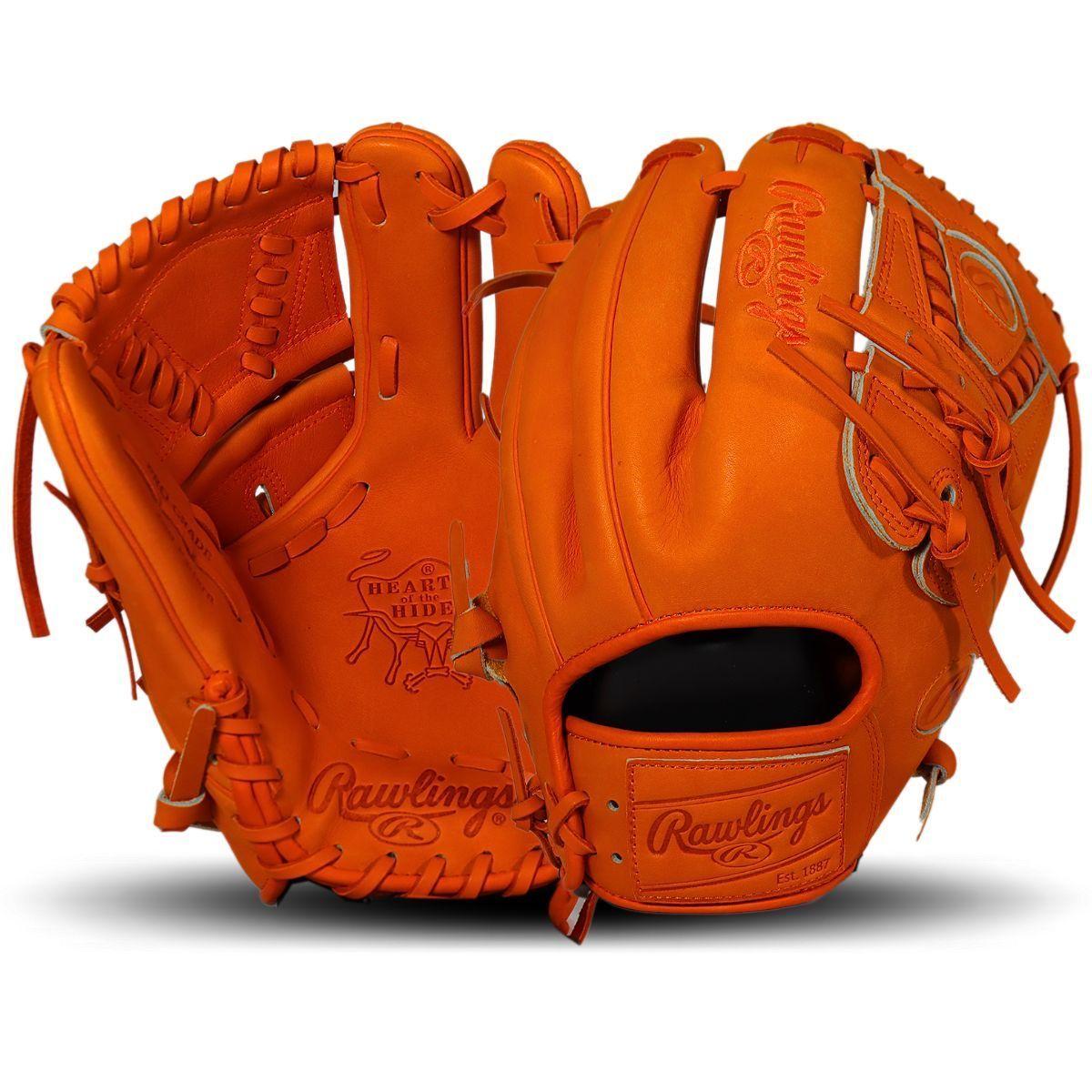 Rawlings Heart of the Hide Orange Monochrome 11.75" Pitcher's Glove