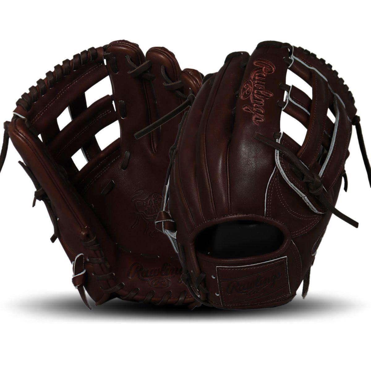 Rawlings Heart of the Hide Chocolate Brown Monochrome 12.75" Outfield Glove