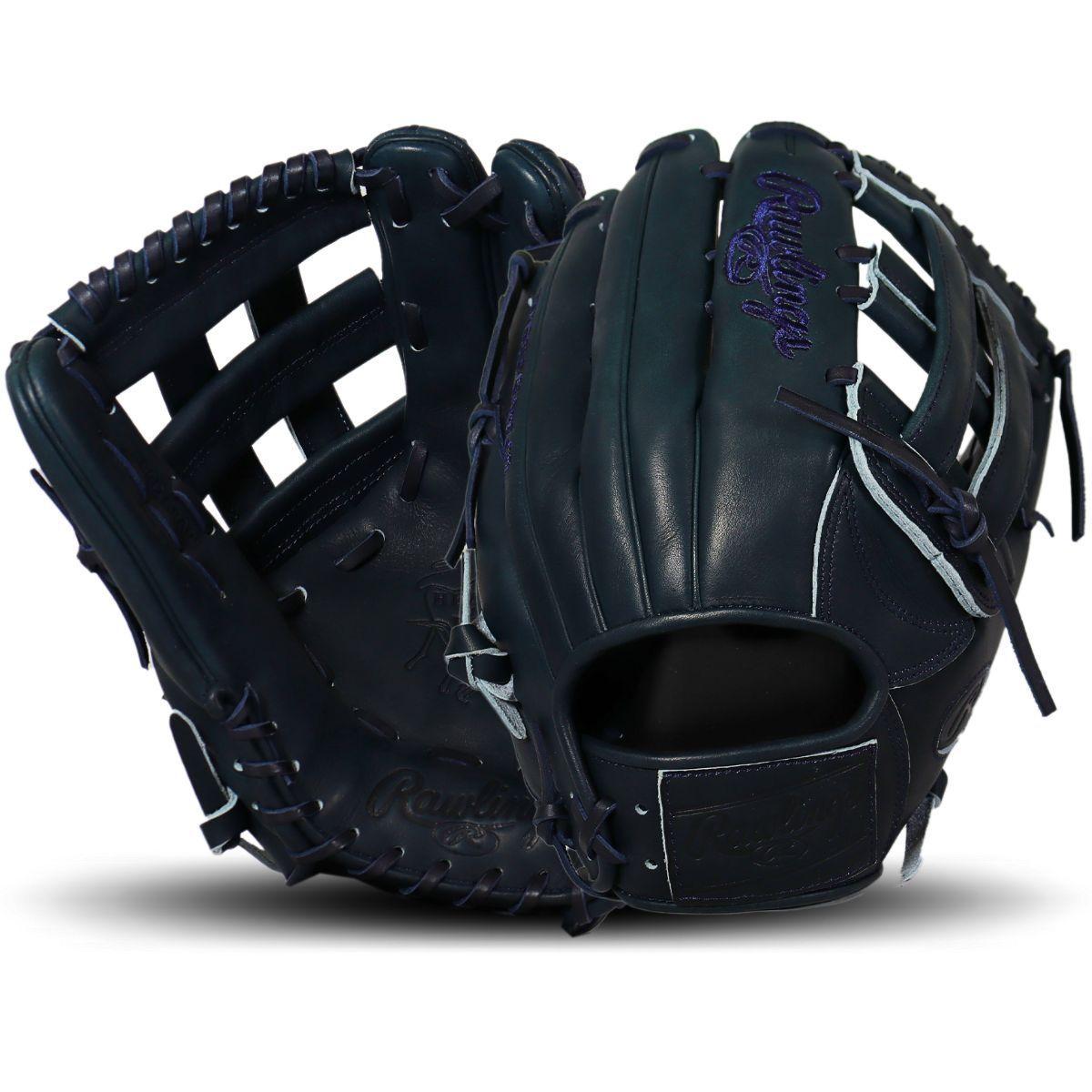 Rawlings Heart of the Hide Navy Monochrome 12.75" Outfield Glove