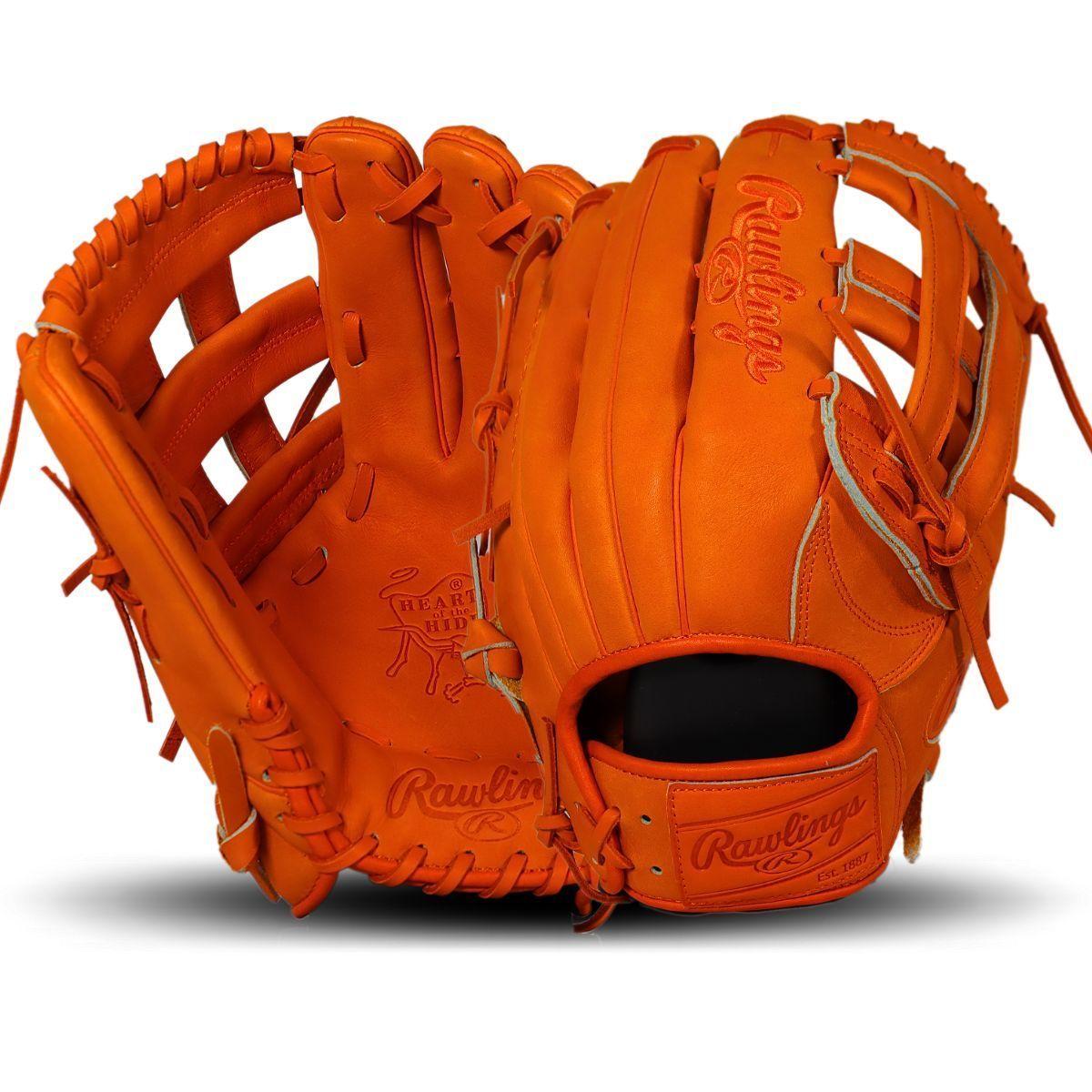 Rawlings Heart of the Hide Orange Monochrome 12.75" Outfield Glove