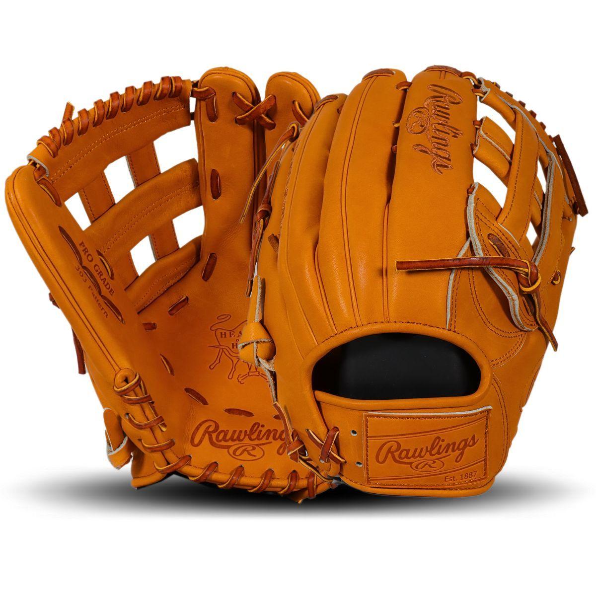 Rawlings Heart of the Hide Tan Monochrome 12.75" Outfield Glove