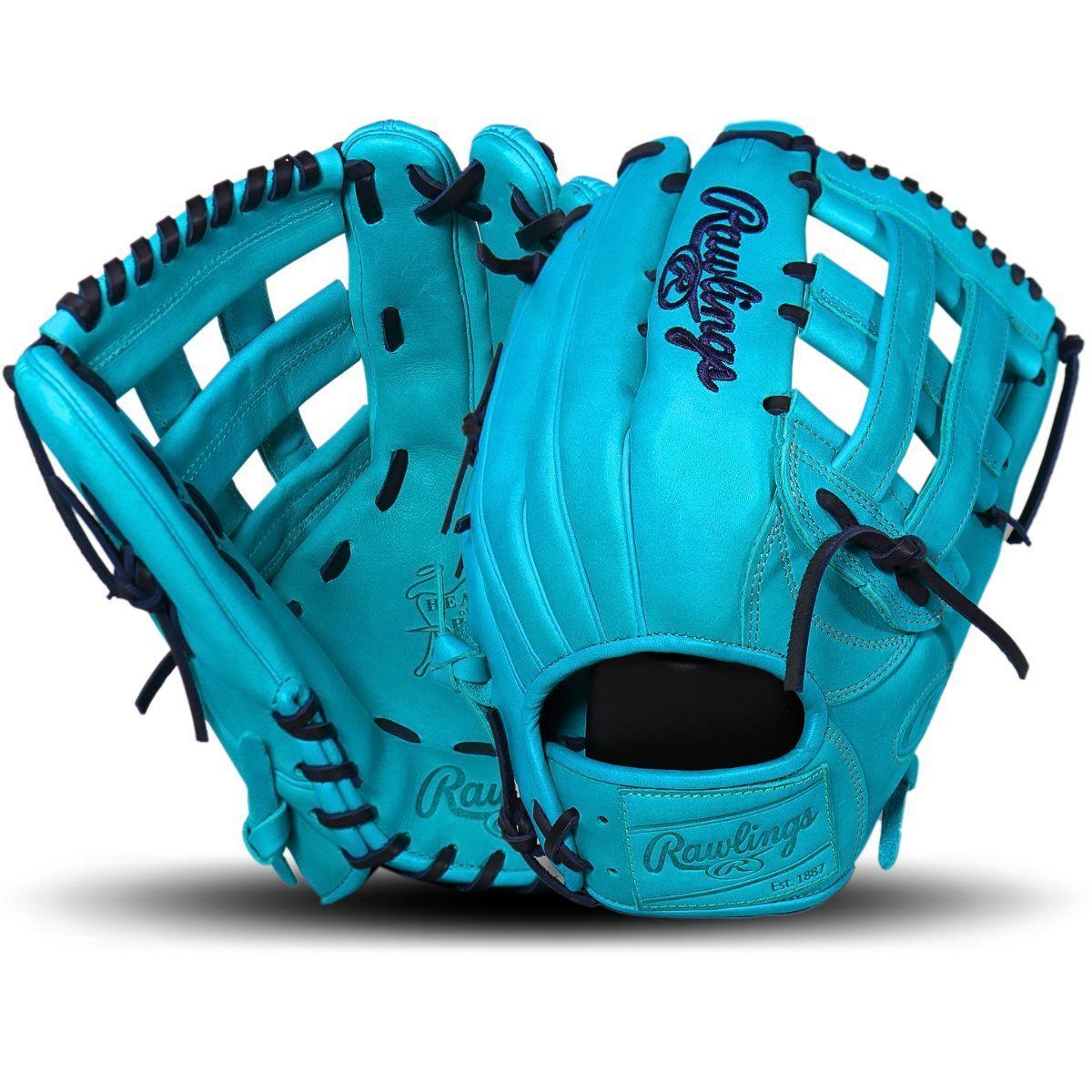 Rawlings Heart of the Hide Teal Monochrome 12.75" Outfield Glove