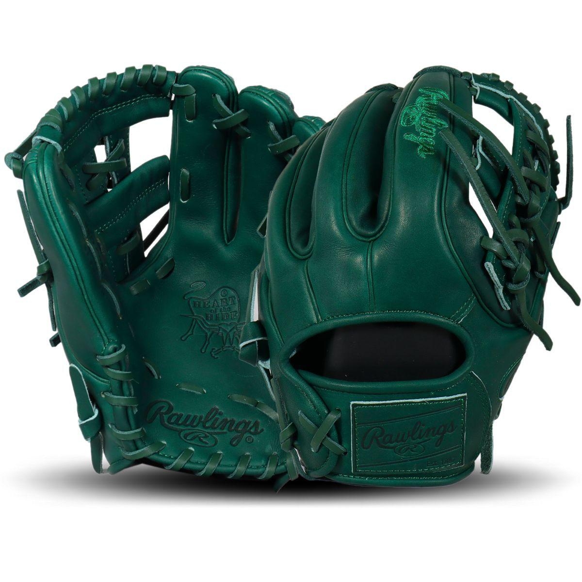 Rawlings Heart of the Hide PRO314 Dark Green Monochrome 11.5" Infield Glove