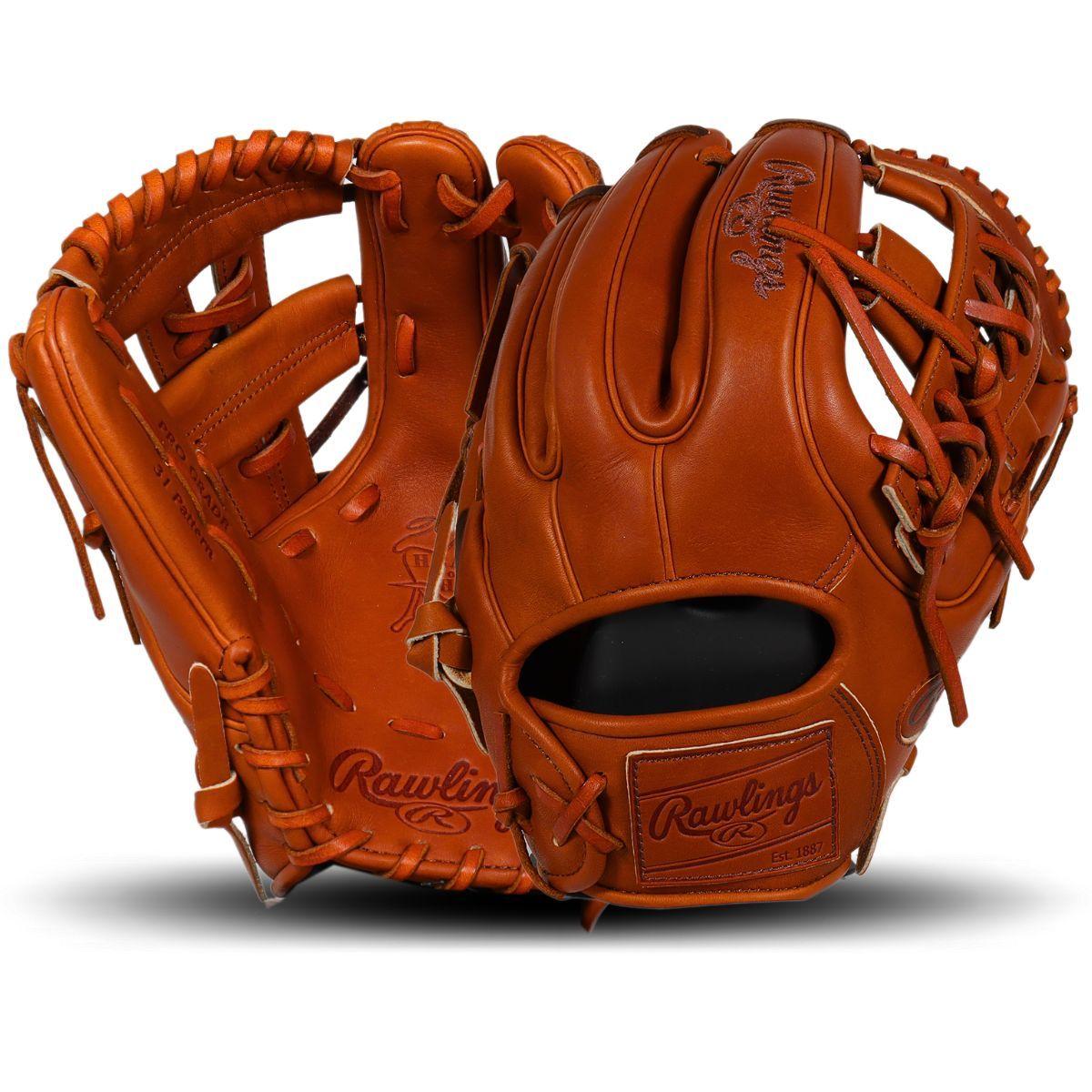 Rawlings Heart of the Hide PRO314 Golden Brown Monochrome 11.5" Infield Glove