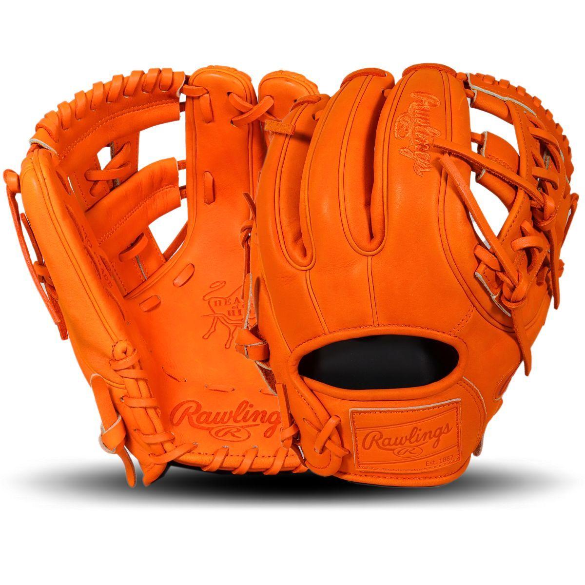 Rawlings Heart of the Hide PRO314 Orange Monochrome 11.5" Infield Glove