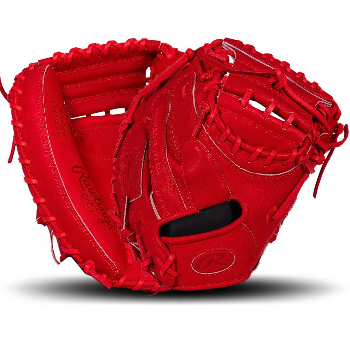 Rawlings Heart of the Hide Scarlet Monochrome 33" Catcher's Mitt