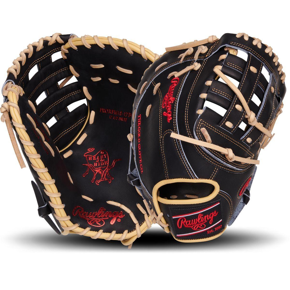 Rawlings Heart of the Hide 12.5" First Base Glove: PRORFM18-17BCS