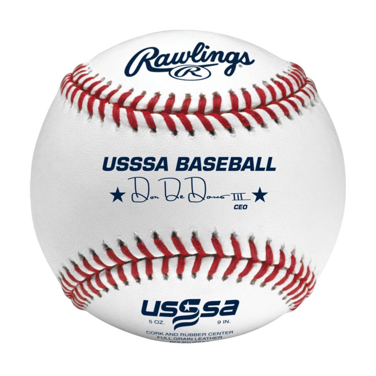 Rawlings One-Dozen USSSA Raised Seam Competition Baseballs