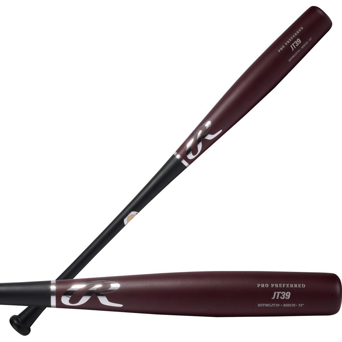 Rawlings Pro Preferred JT39B Birch Wood Baseball Bat