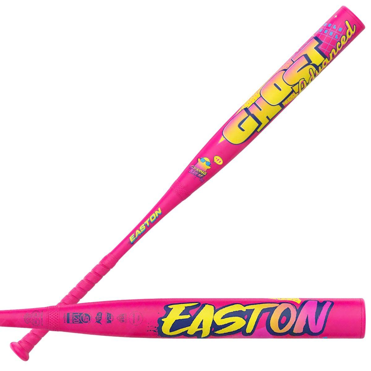 2026 Easton Ghost Advanced Spring Break Pink Drop 11 Fastpitch Softball Bat