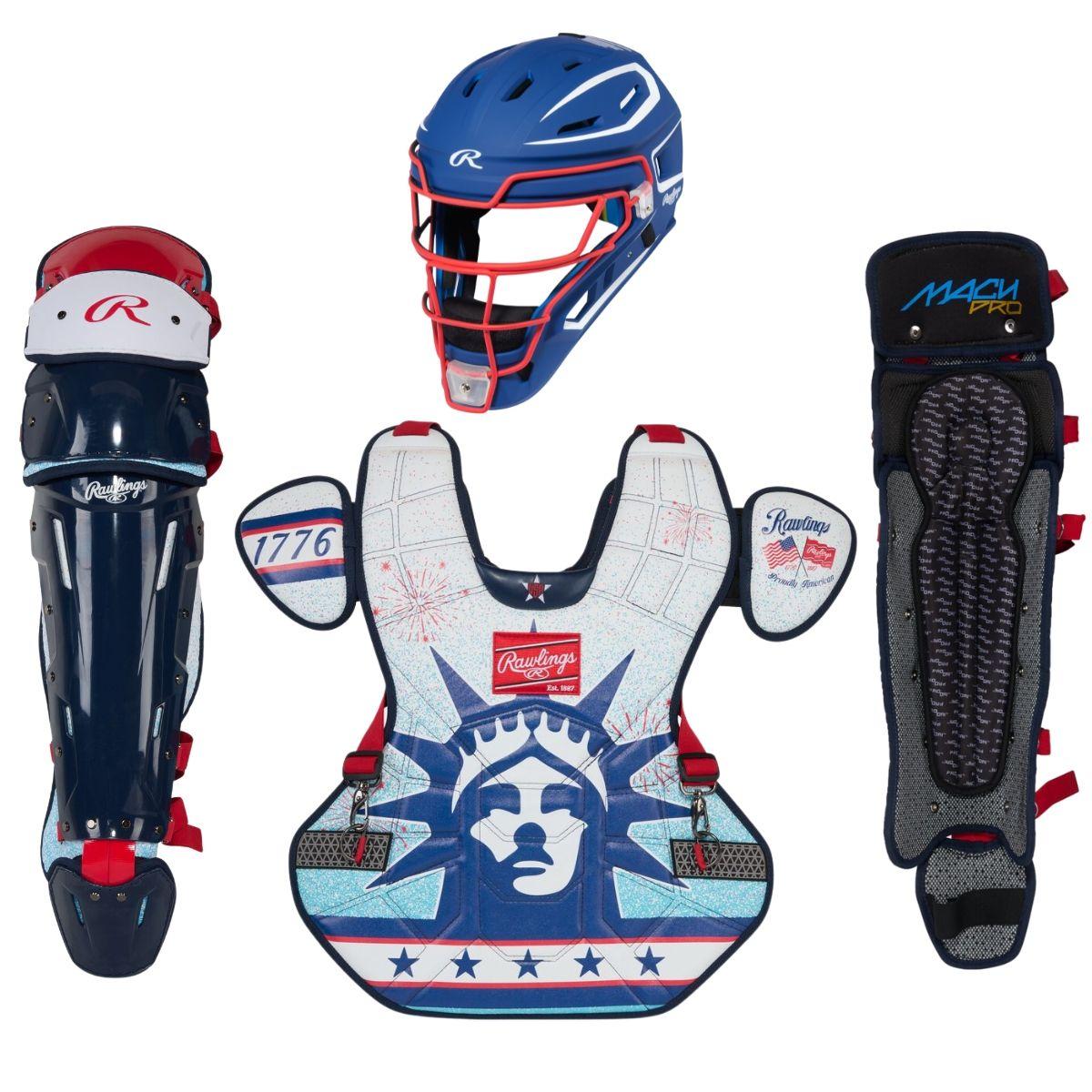 Rawlings Mach Pro Americana Catcher's Set